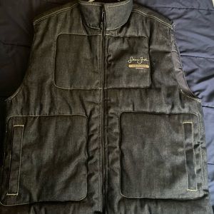 Denim Sean John winter vest , size XL